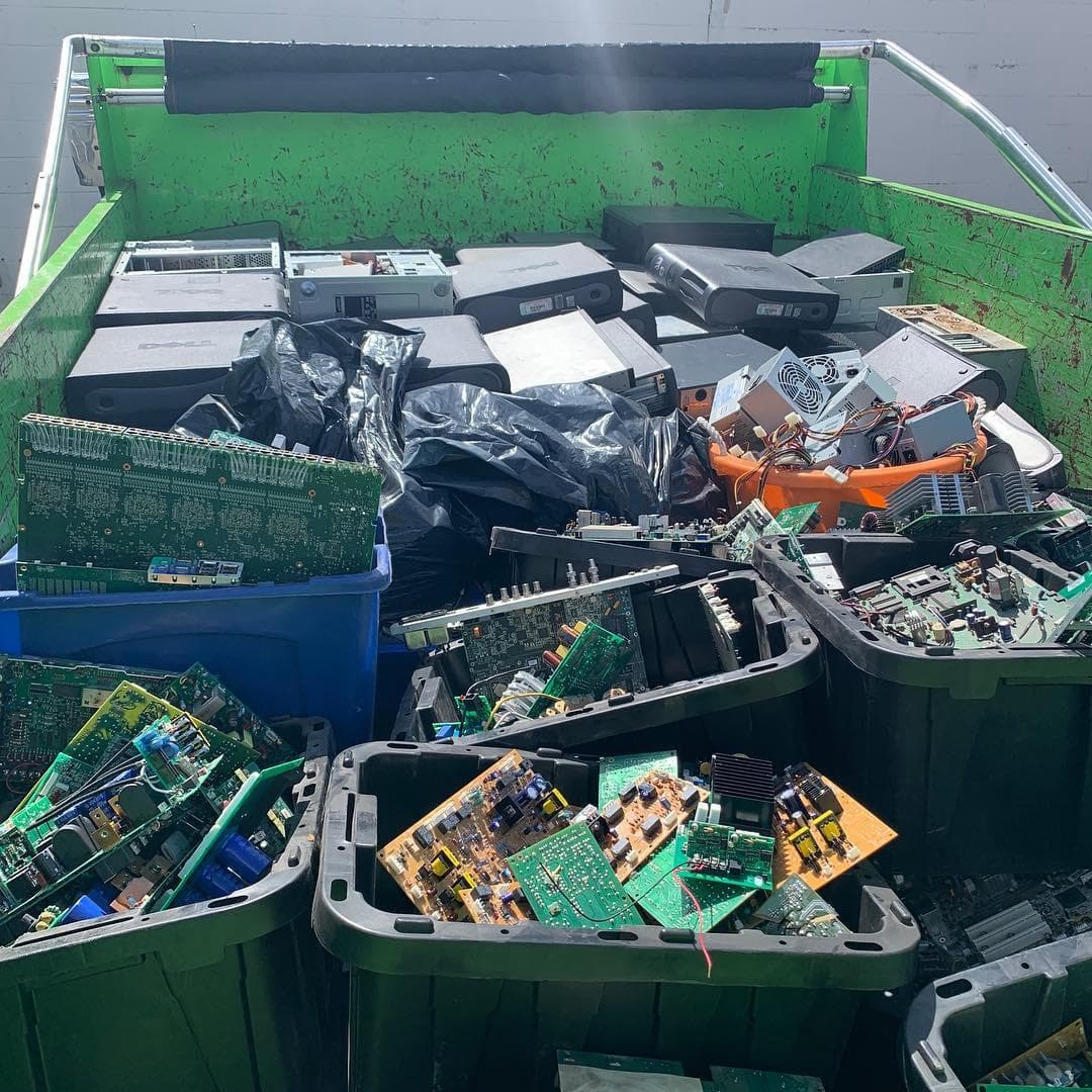 E-waste recycling facility