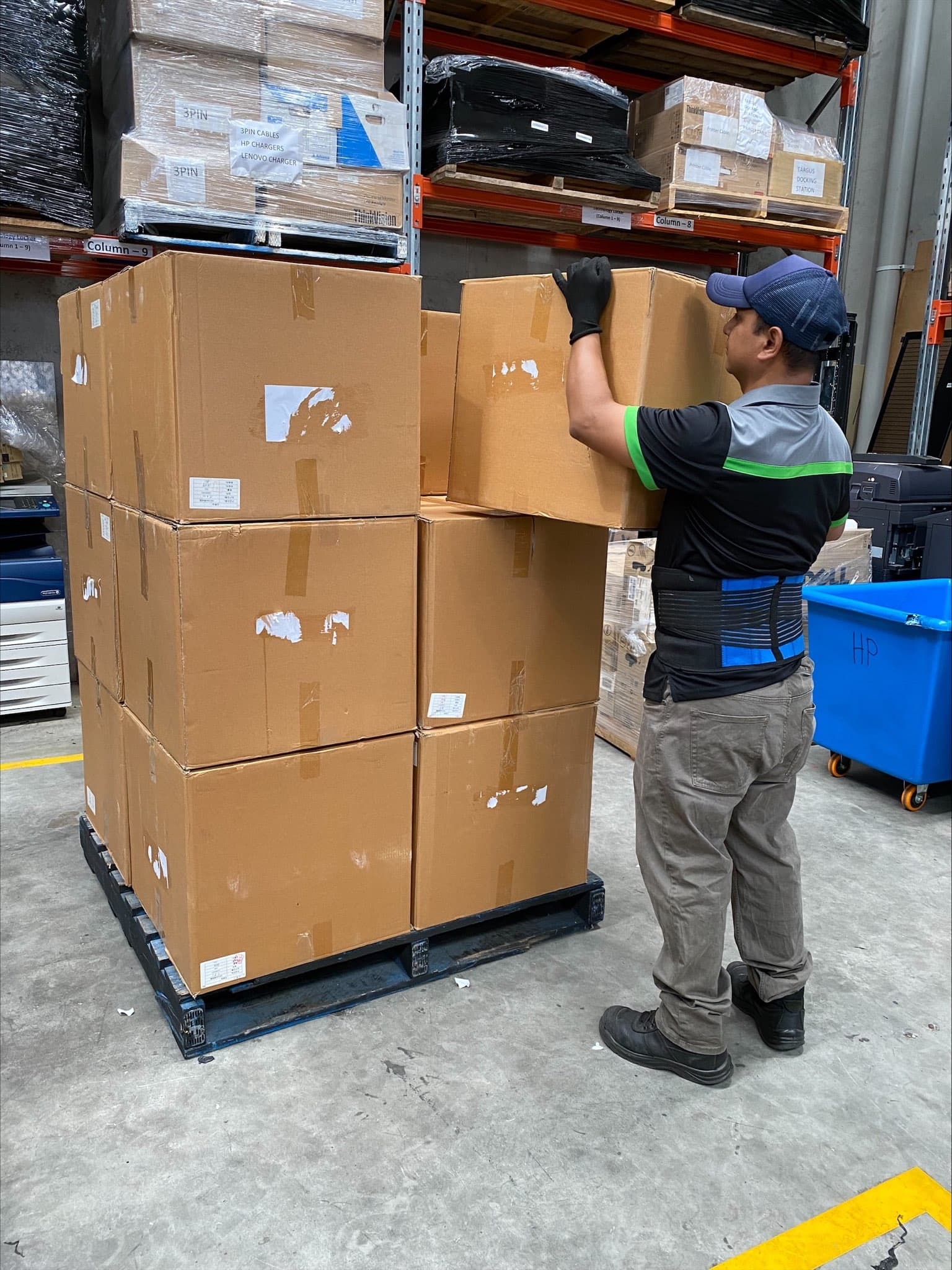 Equipment packing and logistics